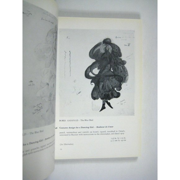 Decor Costume Design Diaghilev Ksiaseff Sothebys Catalog 1 & 2 Dance Ballet 1969 - Picture 6 of 8